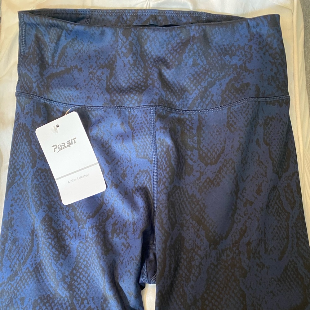 COPY - Snake skin pattern biker shorts